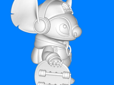 Urban Stitch Skate boarding 3D Print Model
