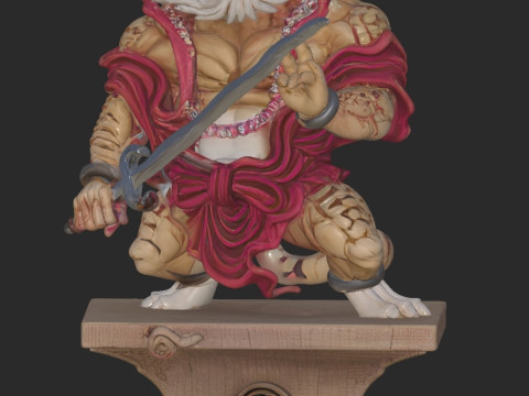Tiger Warrior 3D प्रिंट मॉडल