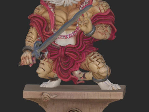 호랑이 전사 3D 프린트 모델