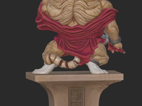 Tiger Warrior 3D प्रिंट मॉडल