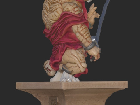 Tiger Warrior 3D प्रिंट मॉडल