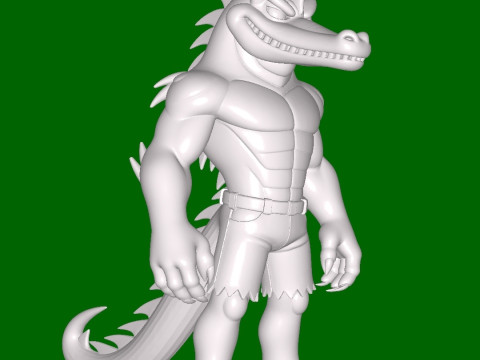 Crocodile 3D प्रिंट मॉडल