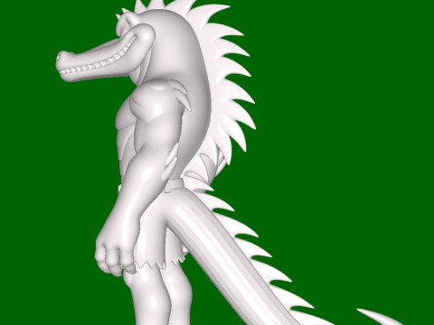 Crocodile 3D प्रिंट मॉडल