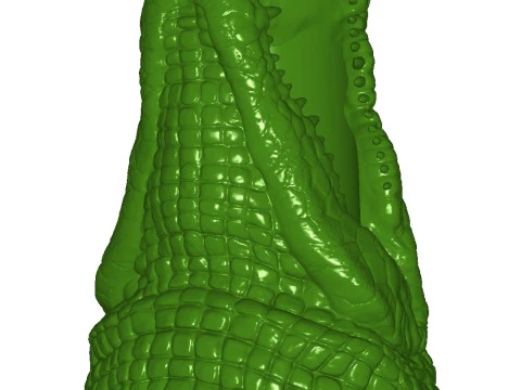 Crocodile bottle stand 3D Print Model