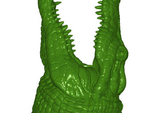 Crocodile bottle stand 3D Print Model