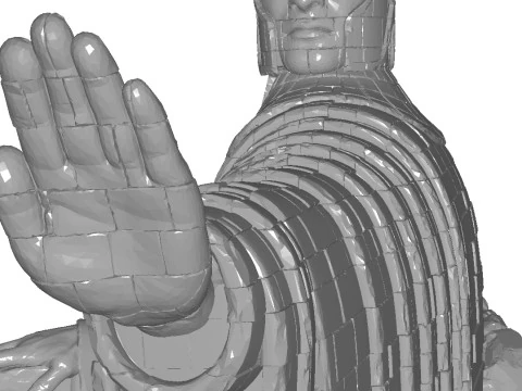 Argonate shelf Decor for books from the Lord of the Rings 3D Print Model