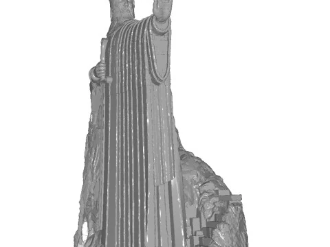 Argonate shelf Decor for books from the Lord of the Rings 3D Print Model