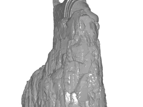 Argonate shelf Decor for books from the Lord of the Rings 3D Print Model