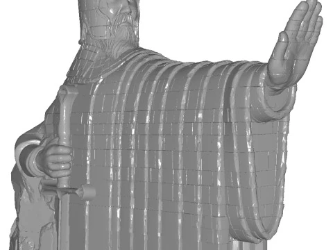 Argonate shelf Decor for books from the Lord of the Rings 3D Print Model