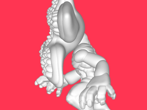 Demogorgon Modelo de Impressão 3D