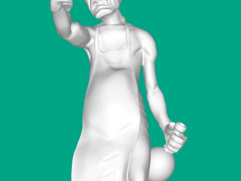 Liberando o mal Modelo de Impressão 3D