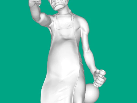 Liberando o mal Modelo de Impressão 3D