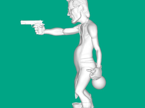 Liberando o mal Modelo de Impressão 3D