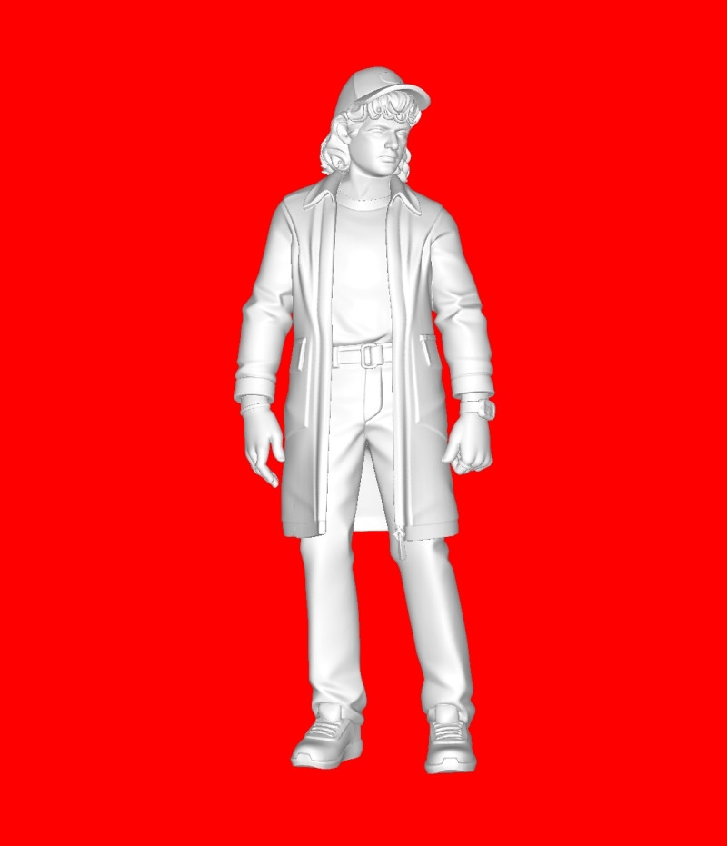 Very strange things Dustin 3D Print Model .c4d .max .obj .3ds .fbx .stl .blend