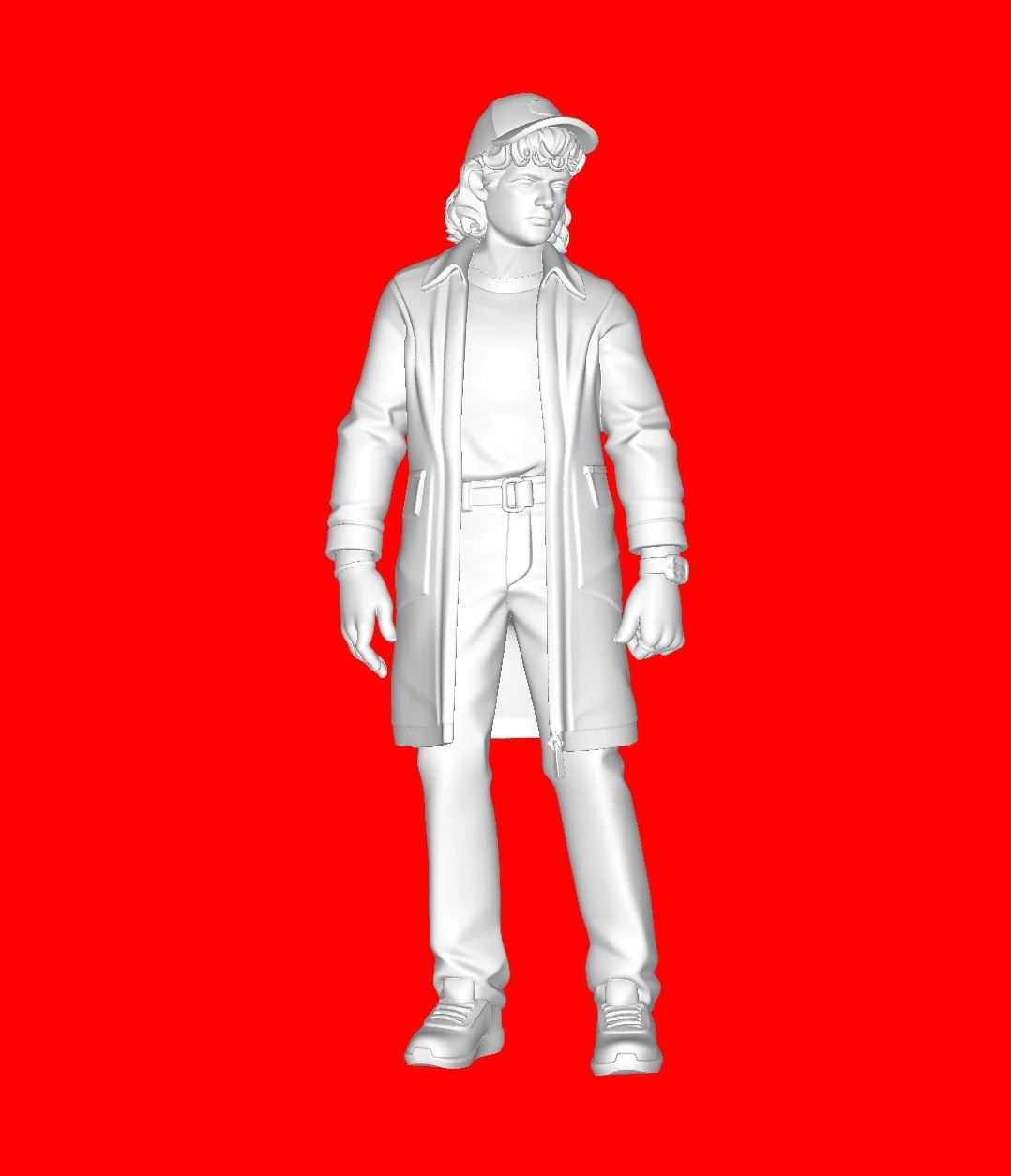 Very strange things Dustin 3D Print Model .c4d .max .obj .3ds .fbx .stl .blend 