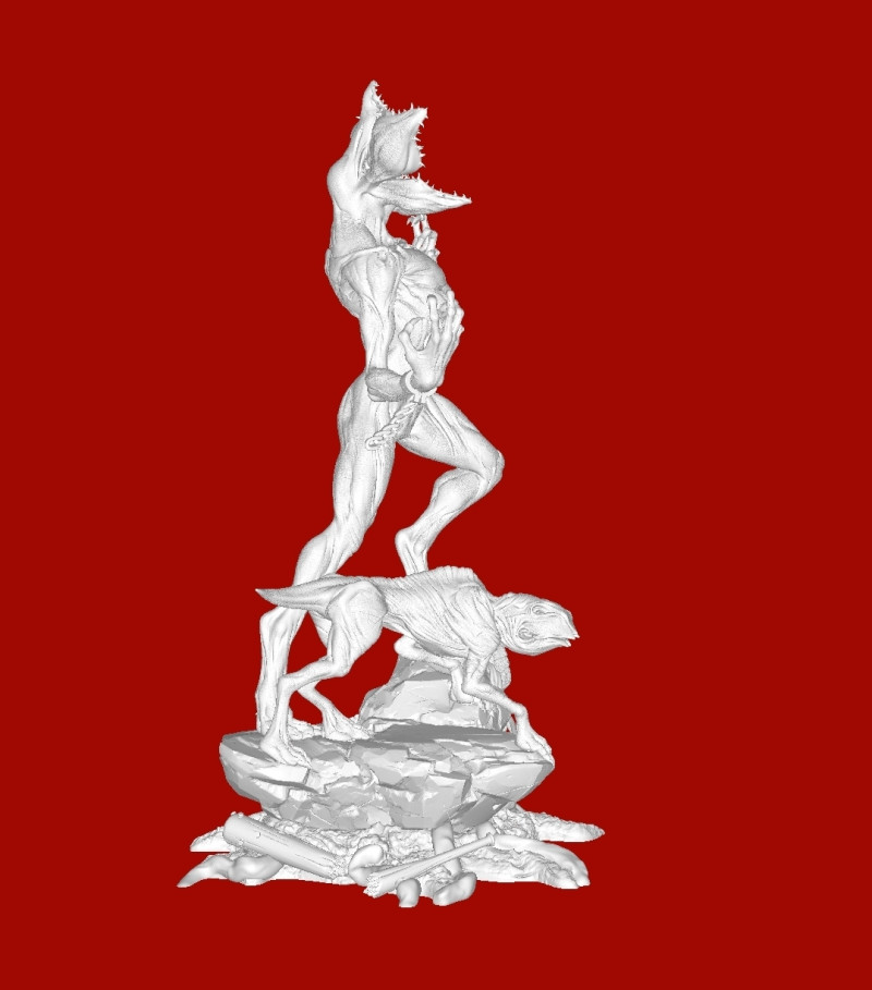 Demogorgona Model do druku 3D .c4d .max .obj .3ds .fbx .stl .blend