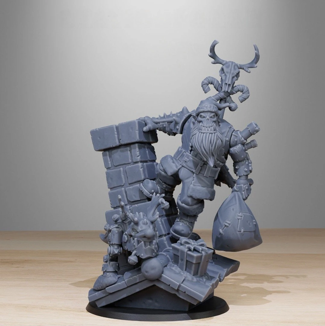 Orkaz Claus 3D Print Model .c4d .max .obj .3ds .fbx .stl .blend 