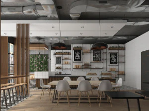 caffetteria Modello 3D