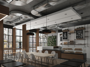 coffee house cafe 3D मॉडल