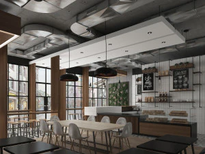 caffetteria Modello 3D