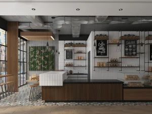 caffetteria Modello 3D