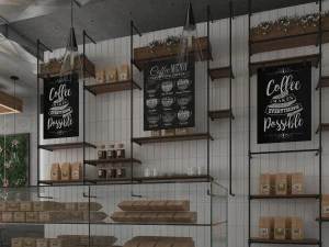 caffetteria Modello 3D