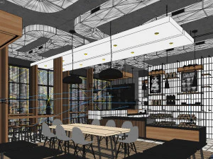 caffetteria Modello 3D