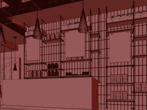caffetteria Modello 3D