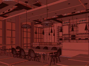 caffetteria Modello 3D