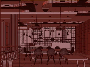 caffetteria Modello 3D