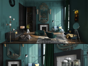 paris luxury house 3D Model