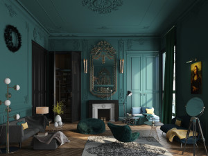 paris luxury house 3D Model