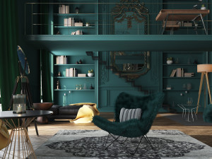paris luxury house 3D Model