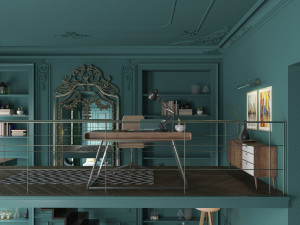 paris luxury house 3D Model