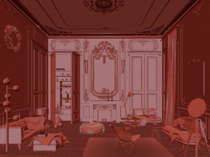 paris luxury house 3D Model