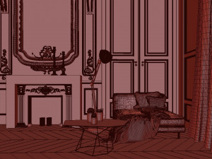 paris luxury house 3D Model