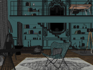 paris luxury house 3D Model