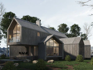 villa Sunnano Modello 3D