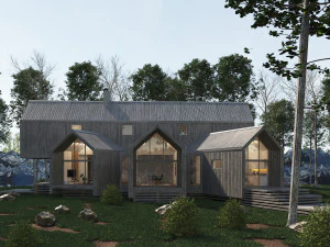 villa Sunnano Modello 3D