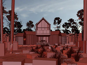 villa Sunnano Modello 3D