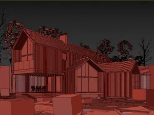 villa Sunnano Modello 3D