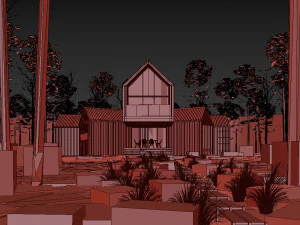 villa Sunnano Modello 3D