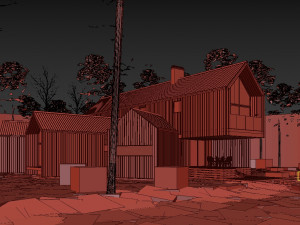 villa sunnano 3D Model