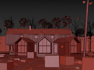 villa Sunnano Modello 3D