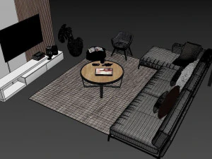 villa Sunnano Modello 3D