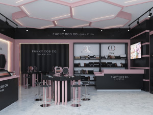 cosmetics store Modelo 3D