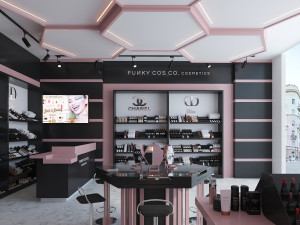 cosmetics store Modelo 3D