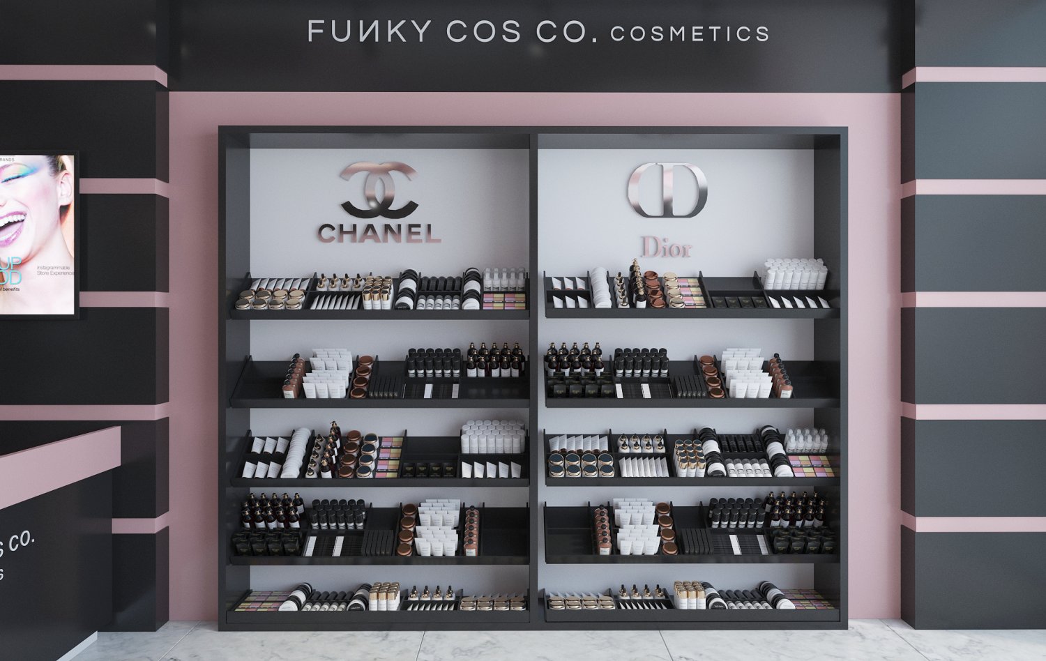 Chanel Makeup and Cosmetic Beauty Collection 3D model