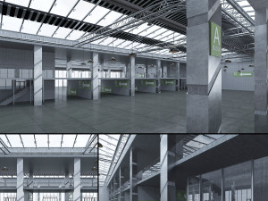 exhibition hall 3D Model