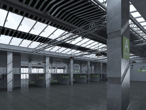 exhibition hall Model 3D